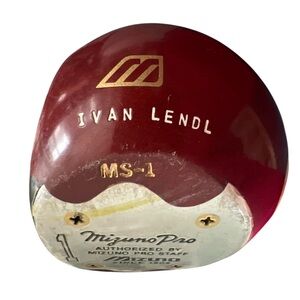 Ivan Lendal Signed Autographed Mizuno Pro MS-1 Persimmon Wood Driver Golf Club
